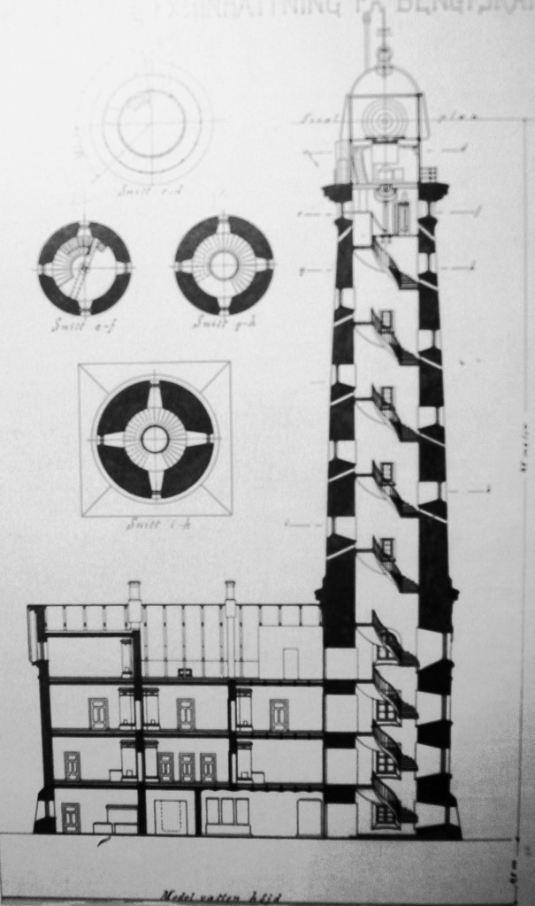 Bengtskär lighthouse plan 1897