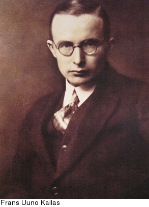 Uuno Kailas, writer, poet and author of the great nationalist poem, Rajalla.
