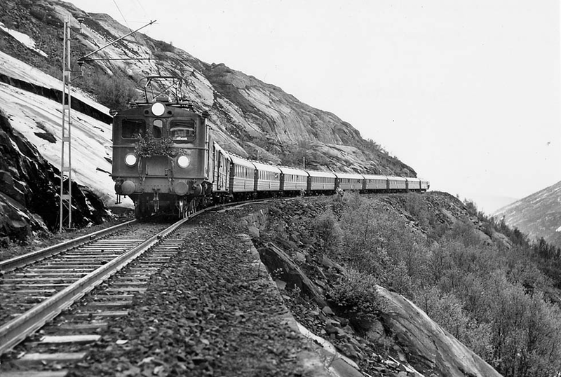 Passenger Trains also ran on the Narvik Line