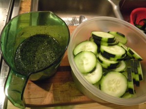 Preparation of Finnish Cucumber Salad is dead easy..... 