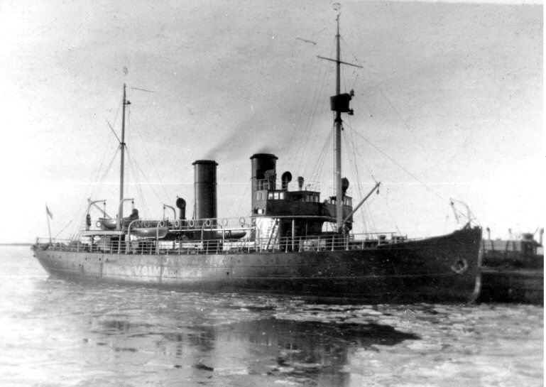 Finnish icebreaker Voima, finally completed in 1924