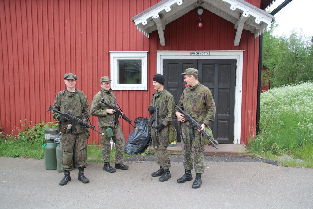 Naval Reconnaisance Soldiers on Örö - Exercise Jamina 2012