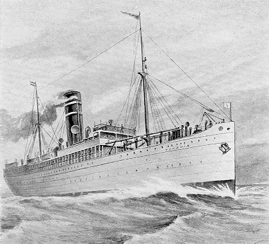The SS Titiania sailed on the Helsinki-Hano-Copenhagen-Hull route