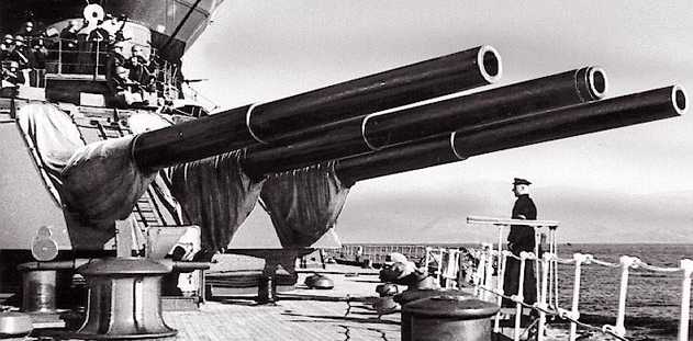 Obukhov 12"/52 (30.5 cm) Turret on an unidentified Russian Battleship