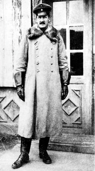 The course leader and commander of the Finnish volunteersfrom January 1917 - Major Maximilian Bayer